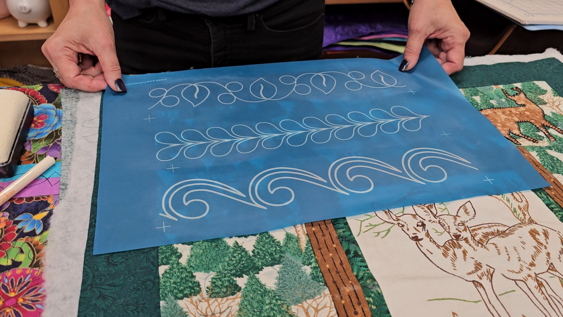 How to Quilt Beautiful Borders with Our Most Popular Border Stencil