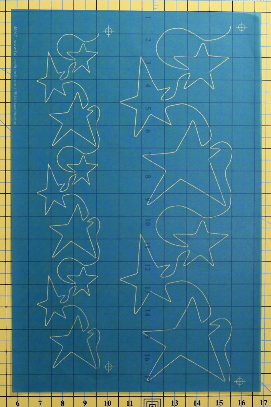 Medium width borders 3"6" Full Line Stencil Store