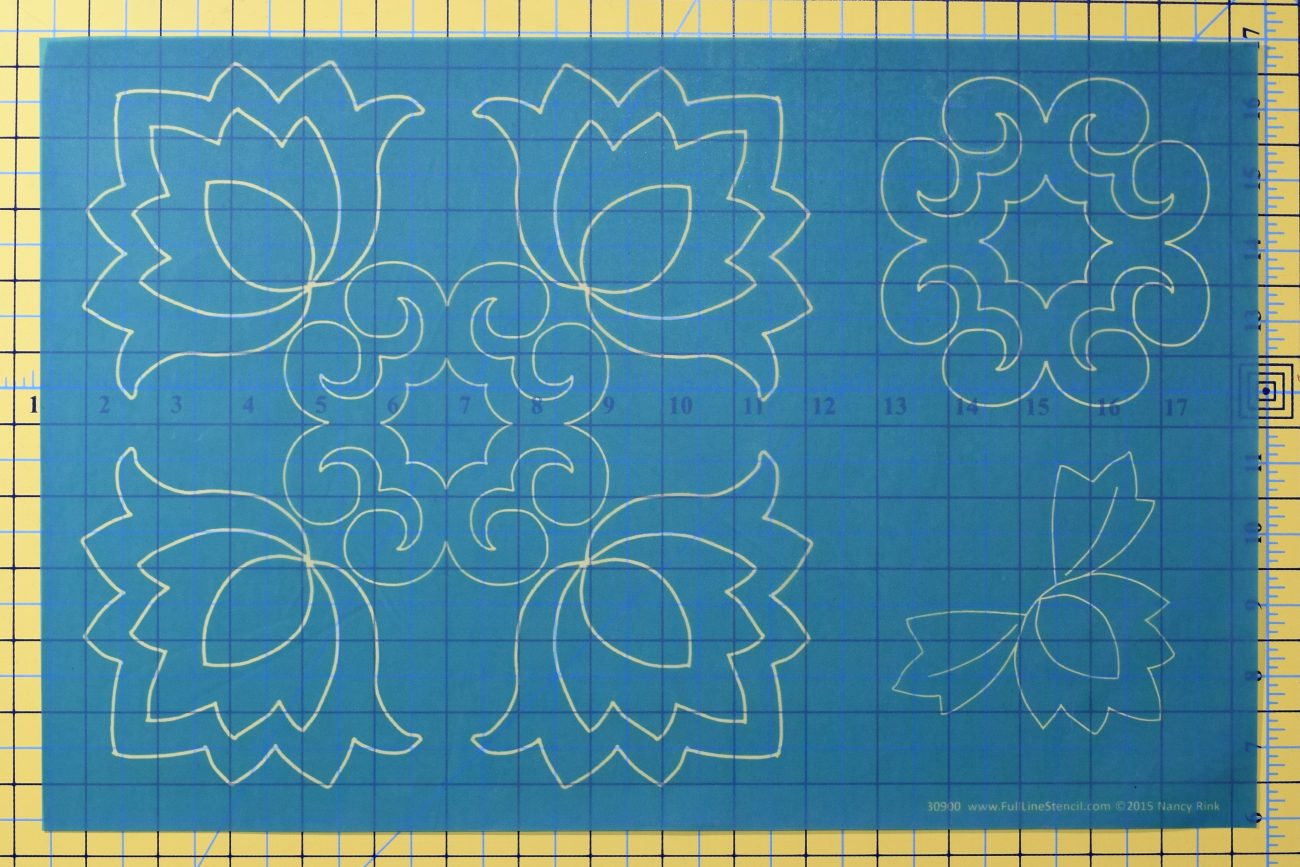 Hand Quilting Designs Stencils Online Full Line Stencils Full Line