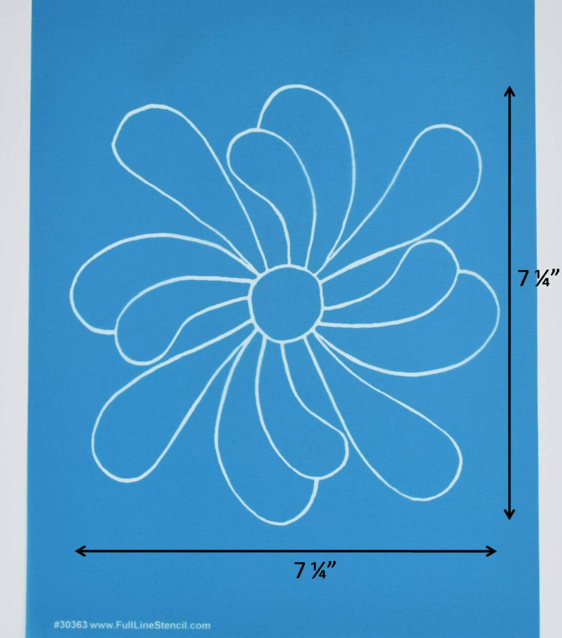 30363 Feather Flower, 1-way petal – Hancy Creations/Full Line Stencil Store