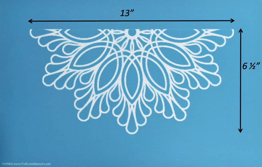 #30564 Feather Doily 14"