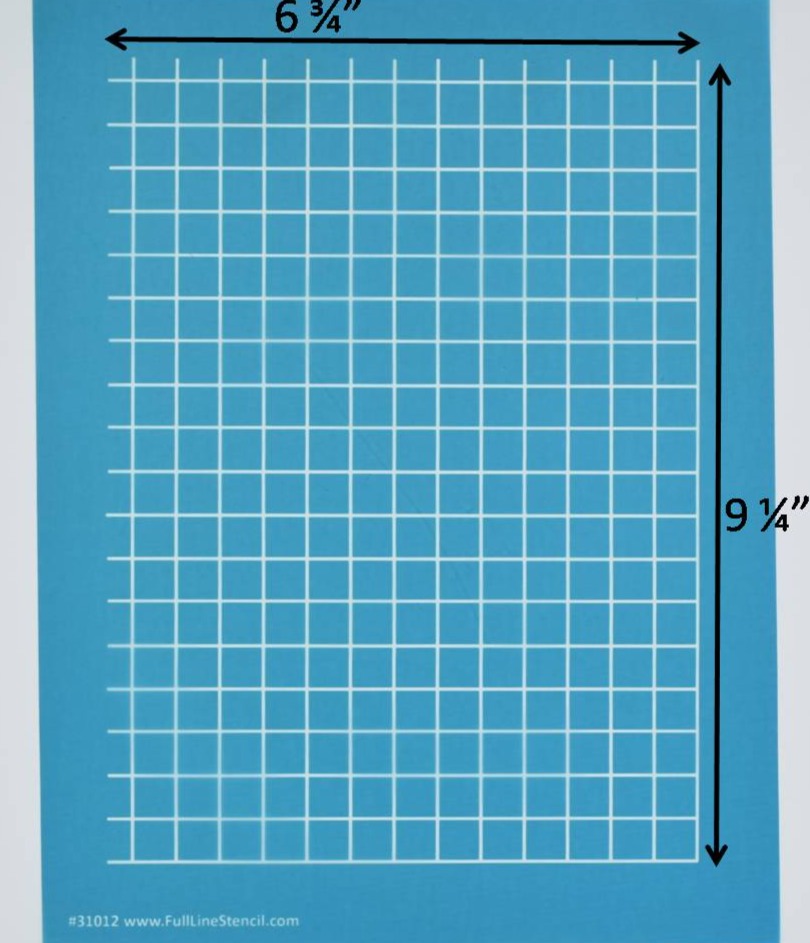 31012 Straight half inch grid