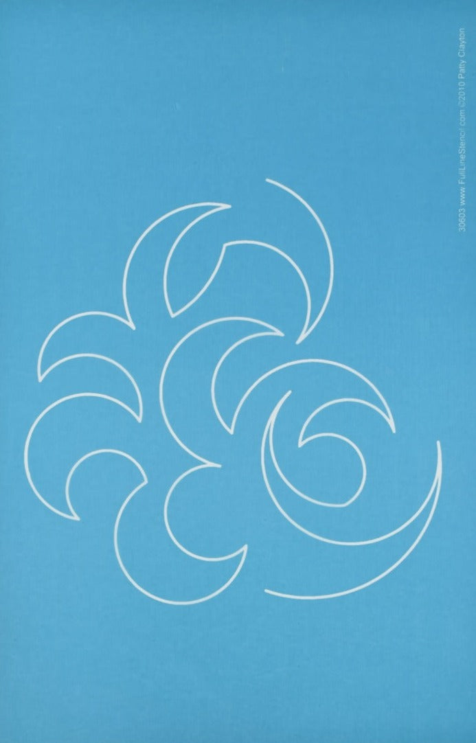 Overall Swirl Pattern 30603 Overall Swirl Full Line Stencil by Hancy Creations – Full Line ...