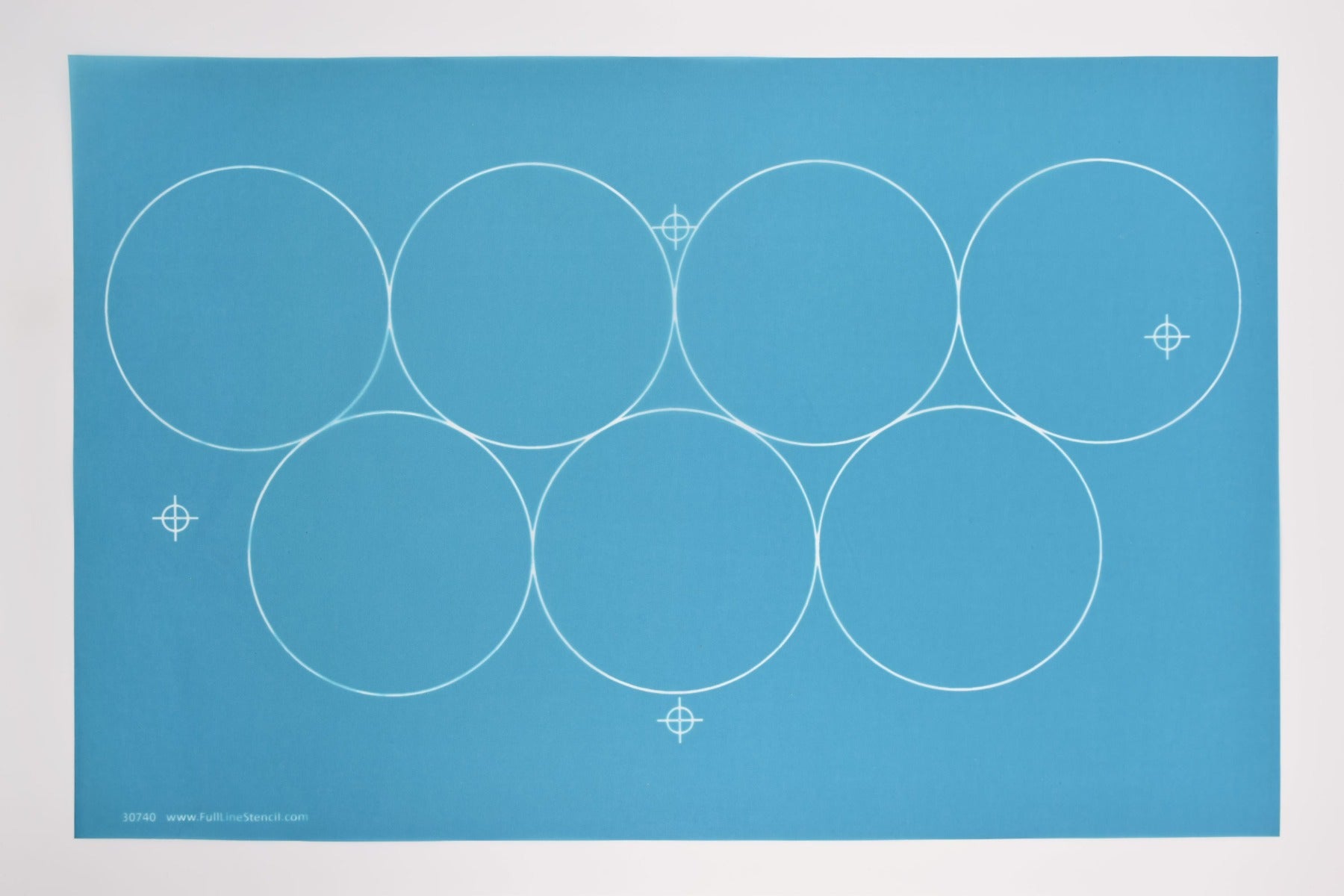 Offset Circle Grid Full Line Stencil Hancy Creations Full Line