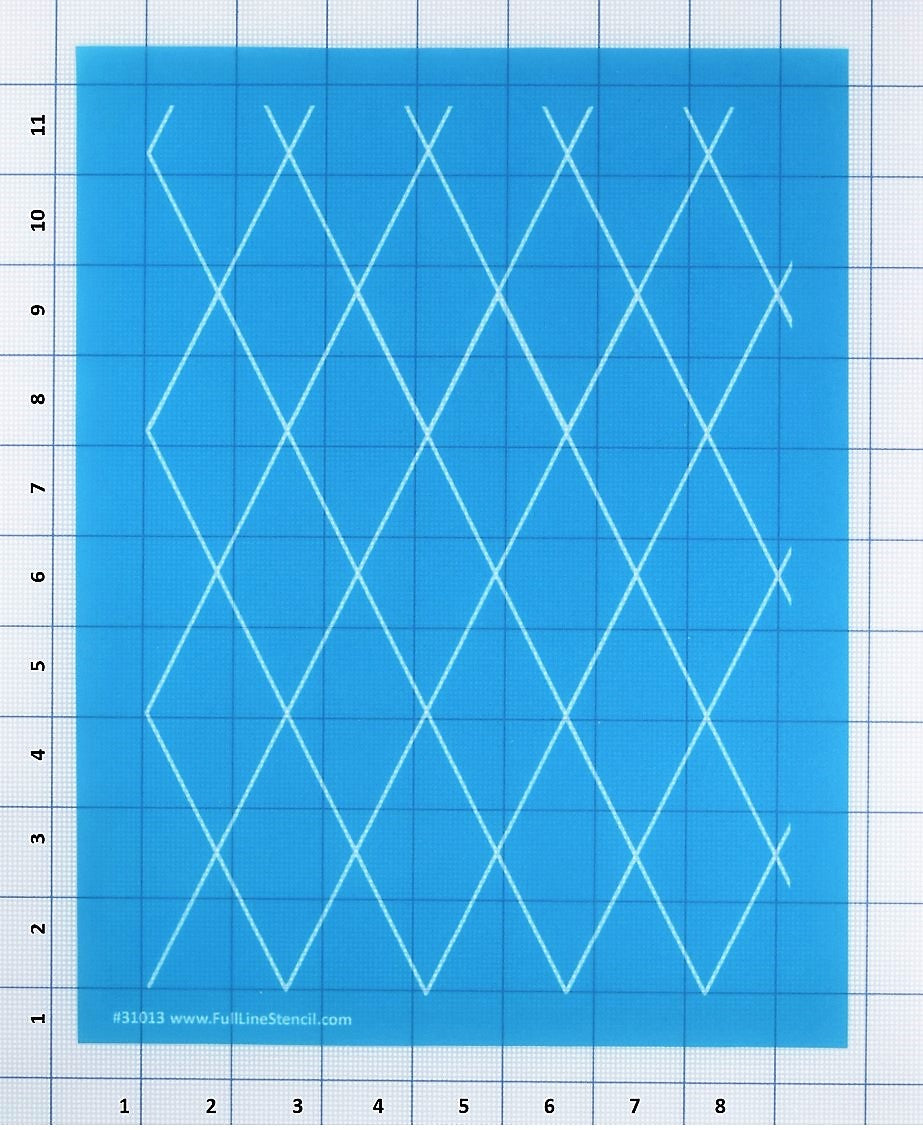 31013 Diamond Grid 3" x 1.5"