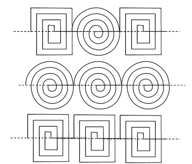 31034 A.B.C. by Debby Brown, Geometric Swirls