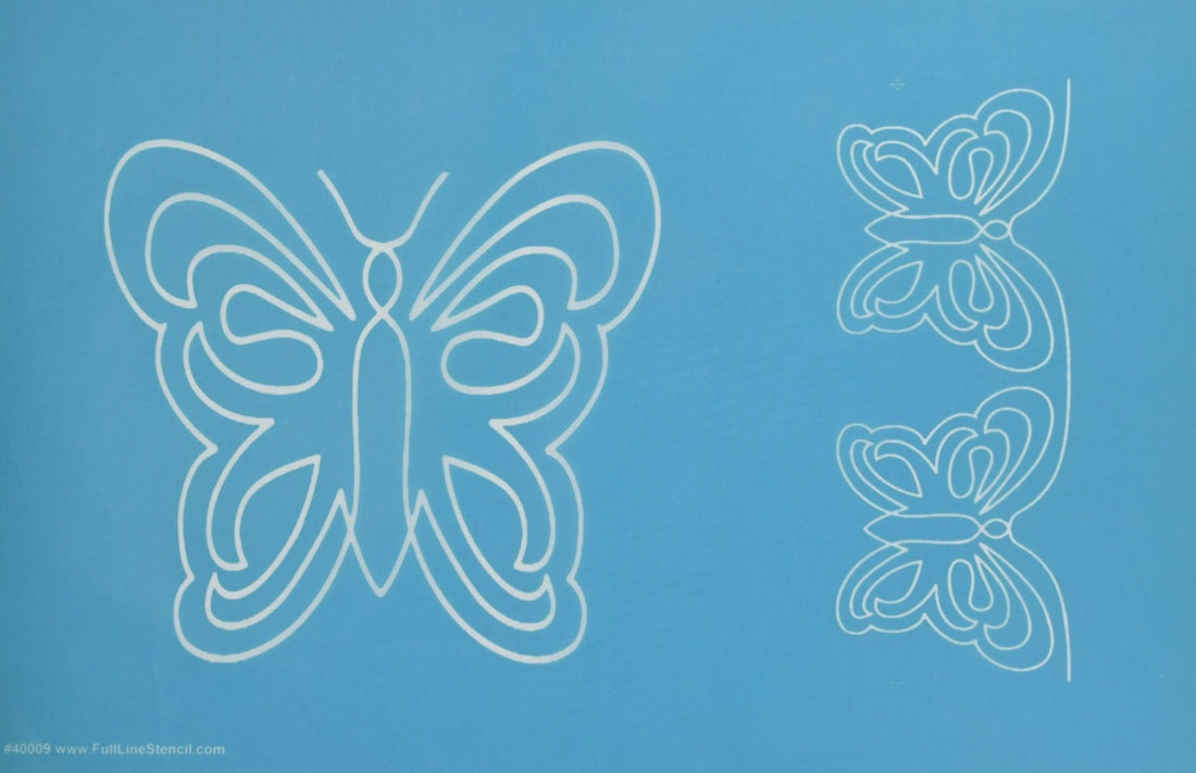 40009 Butterfly Motif and Border by Dave Hudson