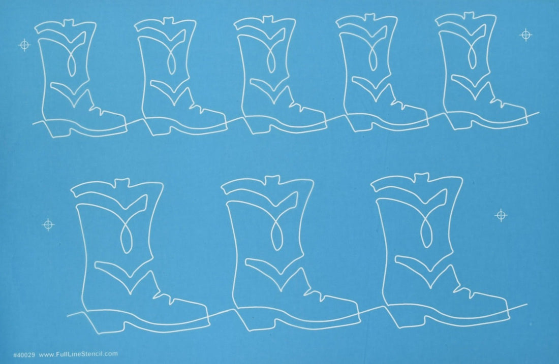 40029 Cowboy Boot Borders, 2x by Dave Hudson – Hancy Creations/Full ...