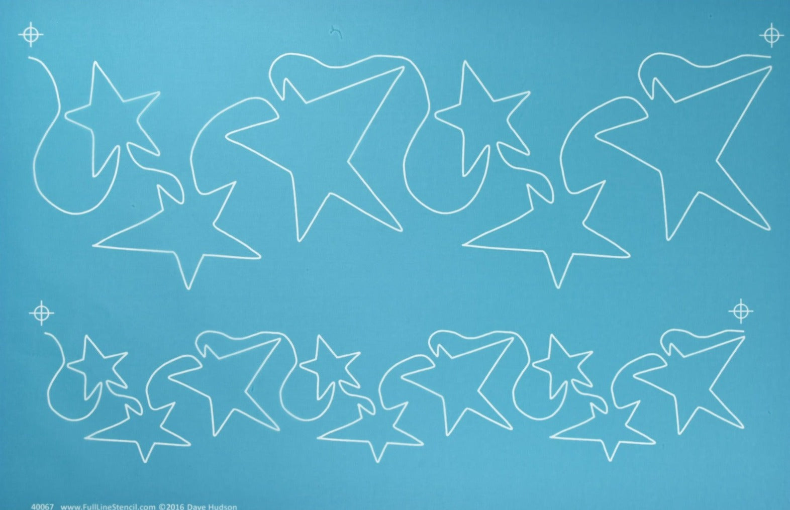 40067 Seeing Stars Border – Hancy Creations/Full Line Stencil Store