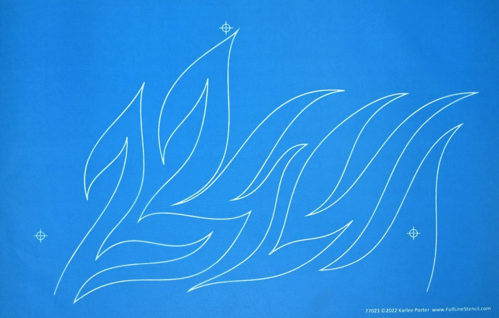 Full Line Steppschablone "Score Of Four" - Für Quilting & Handarbeit