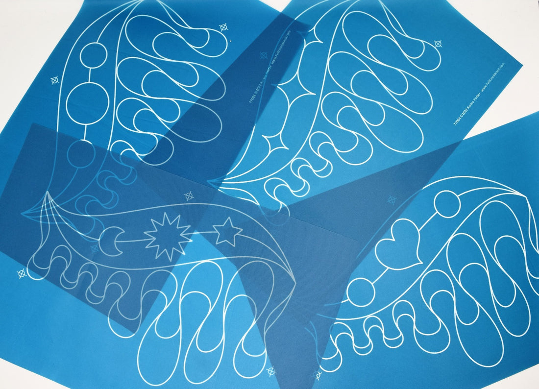77000 Wisp & Waves Full Line Stencil Collection Includes 4 interchangeable designs by Karlee Porter