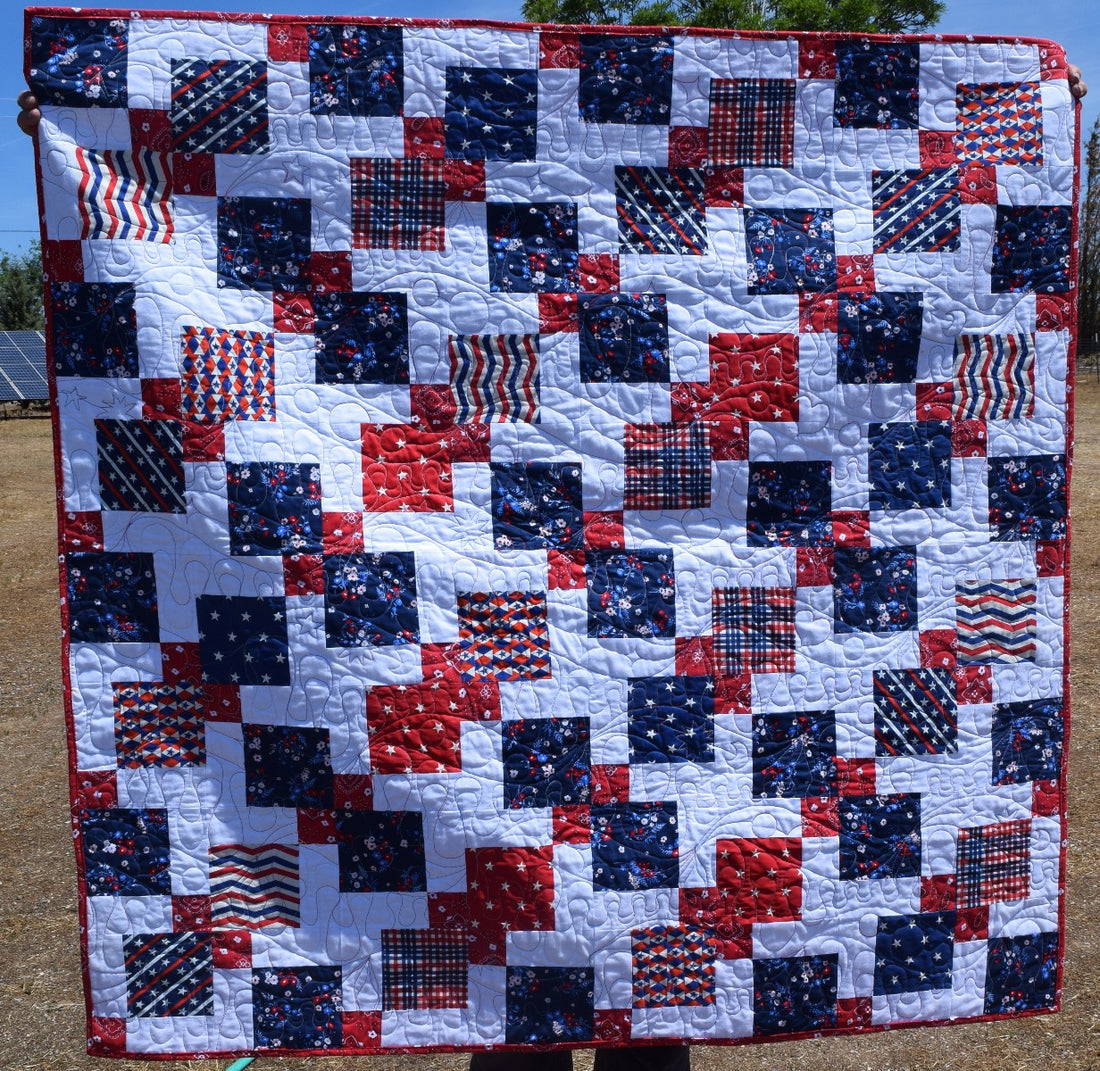 77000 Wisp & Waves Full Line Stencils quilted onto a quilt sample