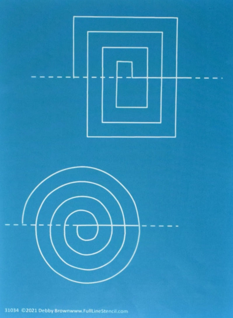 31034 A.B.C. by Debby Brown, Geometric Swirls