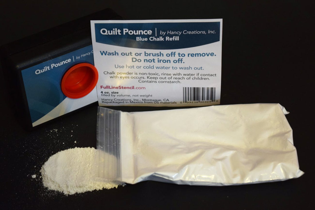 Pounce Pad Chalk Powder Refill Barely Blue