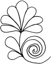 #30359 Spiral Flower