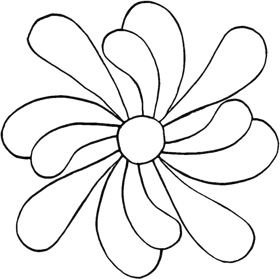 30363 Feather Flower, 1-way petal – Hancy Creations/Full Line Stencil Store
