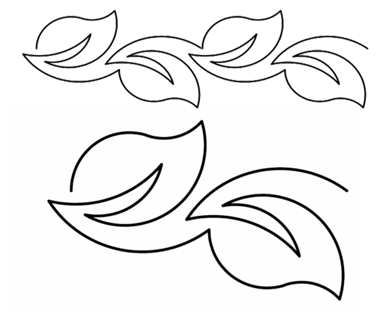 30684 Spring String Border, 2x – Hancy Creations/Full Line Stencil Store
